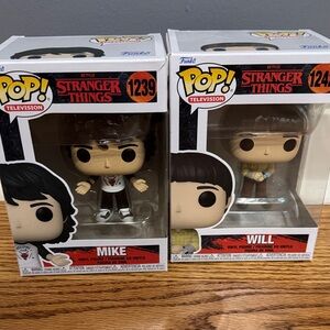 Funko Pop Stranger Things Mike and Will Vinyl Figures